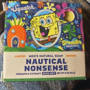 Dr. Squatch x SpongeBob Nautical Nonsense Men’s Soap - Yellow & Blue